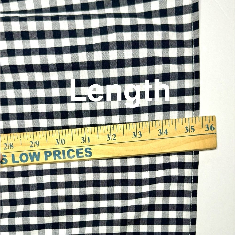 Tommy Hilfiger Navy and White Gingham Midi Dress - Picture 7 of 7